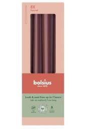 KDMD Velvet Red Bolsius Tapered Candles 245 x 24mm