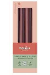 KDMD Velvet Red Bolsius Tapered Candles 245 x 24mm - thumbnail 2