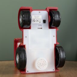 Samuel Alexander 15cm Light up Christmas Tractor Water Spinner with Santa & LEDs in Red - thumbnail 5
