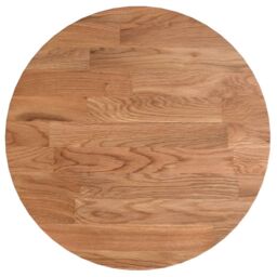 Berkfield Home Round Table Top Light Brown Ã˜30x1.5 cm Treated Solid Wood Oak - Size: 30x1.5 cm - thumbnail 2
