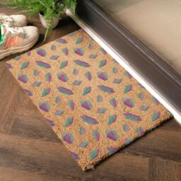Artsy Mats Crystal Pattern Doormat (60 x 40cm) in Brown - Size: 40 cm x 60 cm - thumbnail 2