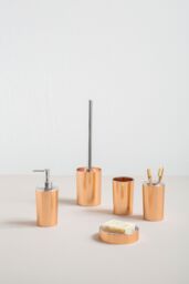 Orsina Shine Toothbrush Holder, Glamorous Style in Gold - thumbnail 3