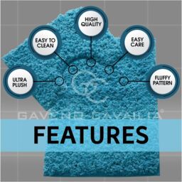 GAVENO CAVAILIA 2 Piece Zero Twist Bath Mat Set in Turquoise - thumbnail 2