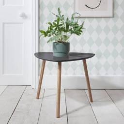 Nöa and Nani Malme Side Table Occasional Large in Storm Grey and Natural Pine - thumbnail 1