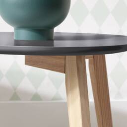 Nöa and Nani Malme Side Table Occasional Large in Storm Grey and Natural Pine - thumbnail 4