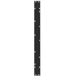 Berkfield Home Dining Table Legs V-Shape 2 pcs Black 100x(72-73.3) cm Steel - thumbnail 7