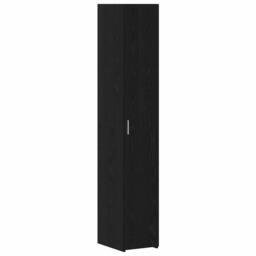 Berkfield Home Highboard Black Oak 30x42.5x185 cm Engineered Wood - thumbnail 1