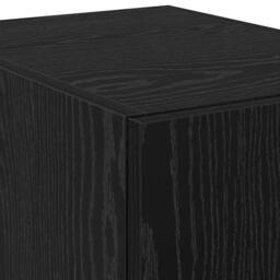 Berkfield Home Highboard Black Oak 30x42.5x185 cm Engineered Wood - thumbnail 9