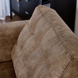 FurnitureboxUK Jade Modern Faux Leather Armchair in Brown - thumbnail 4