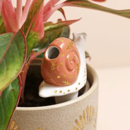 Lisa Angel Women's Snail Plant Watering Spike in Brown - thumbnail 2