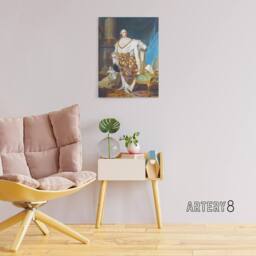 "Artery8 Duplessis King Louis XVI Royal Portrait Canvas Wall Art Print - Size: W18"" x H24""" - thumbnail 3
