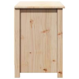 Berkfield Home TV Cabinet 103x36.5x52 cm Solid Wood Pine in Light Tan - thumbnail 6