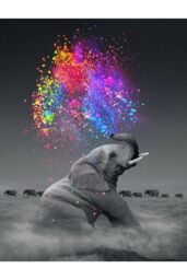 Living and Home Diamond Painting Livingroom Cross Stitch Small Elephant Brick Stick Diamond Painting - thumbnail 4