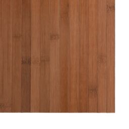 Berkfield Home Rug Rectangular Brown 100x300 cm Bamboo - Size: Medium - thumbnail 6