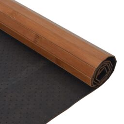 Berkfield Home Rug Rectangular Brown 100x300 cm Bamboo - Size: Medium - thumbnail 5