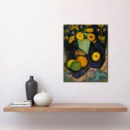 "Artery8 Still Life with Flowers & Fruit Hartley Wall Art Poster Print - Size: W18"" x H24""" - thumbnail 4