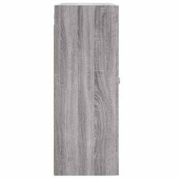 Berkfield Home Wall Mounted Cabinets 2 pcs Grey Sonoma Engineered Wood - thumbnail 7