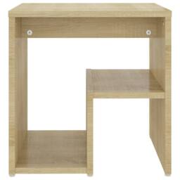 Berkfield Home Bed Cabinets 2 pcs Sonoma Oak 40x30x40 cm Engineered Wood in Light Tan - Size: 40 x 30 x 40 cm - thumbnail 4