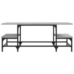 Berkfield Home Decorative Coffee Table Grey Sonoma 100x50.5x40 cm Engineered Wood - thumbnail 4