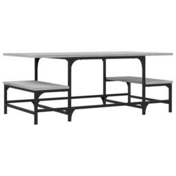 Berkfield Home Decorative Coffee Table Grey Sonoma 100x50.5x40 cm Engineered Wood - thumbnail 3