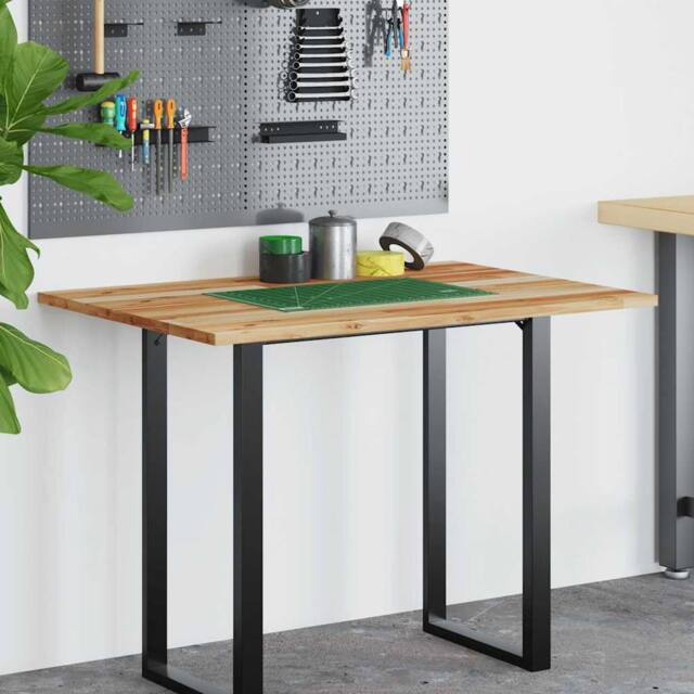 Berkfield Home Versatile Desk Top Oil Finished 100x70x2 cm Solid Wood Acacia in Brown - Size: 100 x 70 x 2 cm - image 1