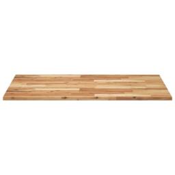 Berkfield Home Versatile Desk Top Oil Finished 100x70x2 cm Solid Wood Acacia in Brown - Size: 100 x 70 x 2 cm - thumbnail 5