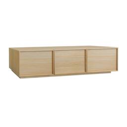 sweeek TV stand 3 doors 180cm wood decor in Beige - thumbnail 2