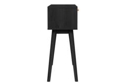 Birlea Croxley Console Table Black Rattan Hall Dressing Table - thumbnail 6