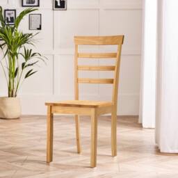 FurnitureboxUK Salcombe Extending Oak Effect Wooden Table & 6 Whitby Dining Chairs in Brown - thumbnail 9