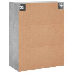Berkfield Home Wall Mounted Cabinet Concrete Grey 69.5x34x90 cm Engineered Wood - thumbnail 9