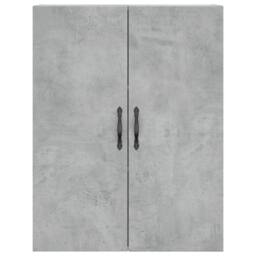 Berkfield Home Wall Mounted Cabinet Concrete Grey 69.5x34x90 cm Engineered Wood - thumbnail 7
