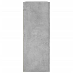 Berkfield Home Wall Mounted Cabinet Concrete Grey 69.5x34x90 cm Engineered Wood - thumbnail 8