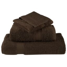 Berkfield Home 6 Piece Premium Towel Set SOLUND Brown 600 gsm - thumbnail 4
