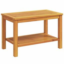 Berkfield Home Coffee Table 90x50x45 cm Solid Acacia Wood in Brown - Size: 90 x 50 x 45 cm - thumbnail 1