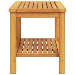 Berkfield Home Coffee Table 90x50x45 cm Solid Acacia Wood in Brown - Size: 90 x 50 x 45 cm - thumbnail 5