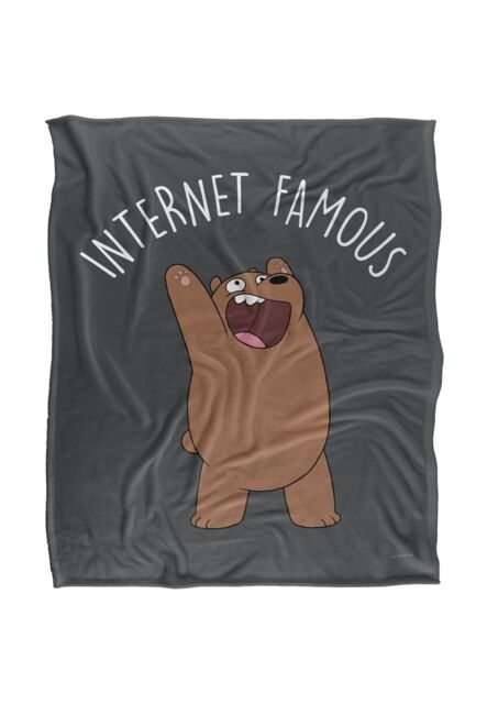 Cartoon Network We Bare Bears Internet Famous Silky Touch Super Soft Throw Blanket 152 X 127 cm in White - image 1