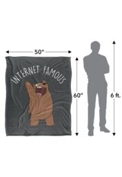 Cartoon Network We Bare Bears Internet Famous Silky Touch Super Soft Throw Blanket 152 X 127 cm in White - thumbnail 5