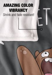 Cartoon Network We Bare Bears Internet Famous Silky Touch Super Soft Throw Blanket 152 X 127 cm in White - thumbnail 4