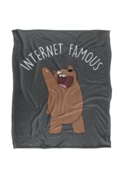 Cartoon Network We Bare Bears Internet Famous Silky Touch Super Soft Throw Blanket 152 X 127 cm in White - thumbnail 1