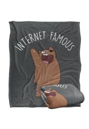 Cartoon Network We Bare Bears Internet Famous Silky Touch Super Soft Throw Blanket 152 X 127 cm in White - thumbnail 2