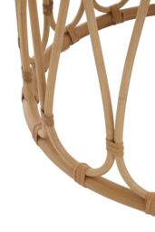 Orsina Natural Rattan Table, Decorative Frame Garden Furniture, Elegant Open Weave Garden Table - thumbnail 5