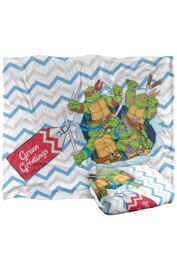 Teenage Mutant Ninja Turtles TMNT Package Burst Silky Touch Super Soft Throw Blanket 152 X 127 cm in White - thumbnail 2
