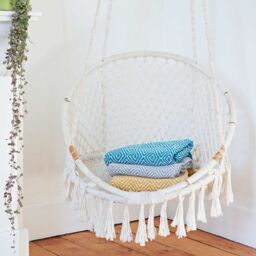 Paper High Diamond Cotton Throw in Grey - thumbnail 3