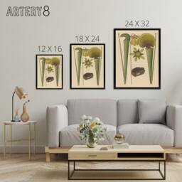 "Artery8 Land Frog & Sarracenia Pitcher Plant Catesby Framed Canvas Wall Art in Beige - Size: W12"" x H16""" - thumbnail 4