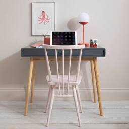 Nöa and Nani Frank Desk in Dark Grey and Natural Pine - thumbnail 3