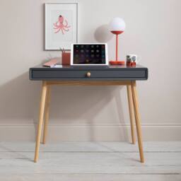 Nöa and Nani Frank Desk in Dark Grey and Natural Pine - thumbnail 4