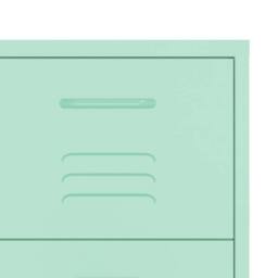 Berkfield Home Drawer Cabinet Mint 80x35x101.5 cm Steel - thumbnail 7