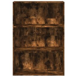 Berkfield Home Bookcase Smoked Oak 80x30x114 cm Engineered Wood in Brown - Size: 80 x 30 x 114 cm - thumbnail 4