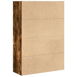 Berkfield Home Bookcase Smoked Oak 80x30x114 cm Engineered Wood in Brown - Size: 80 x 30 x 114 cm - thumbnail 6