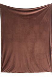Appletree 'Cosy Diamond' Super Soft Jacquard Boucle Throw in Chocolate - Size: 150 cm × 200 cm - thumbnail 3